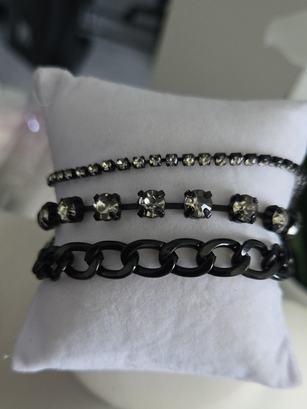 Paparazzi Black Bling Multi Bracelet NWT